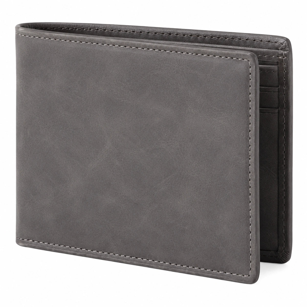 Cartera de Hombre Clásica en Color Gris