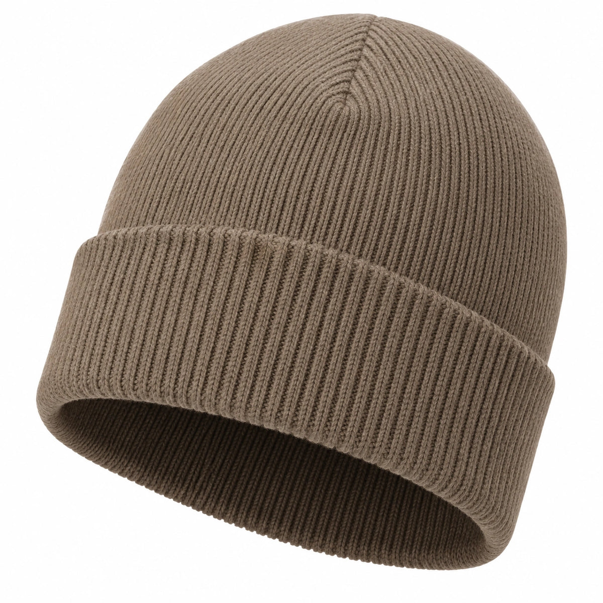 Gorro Beanie Clásico Color Marrón