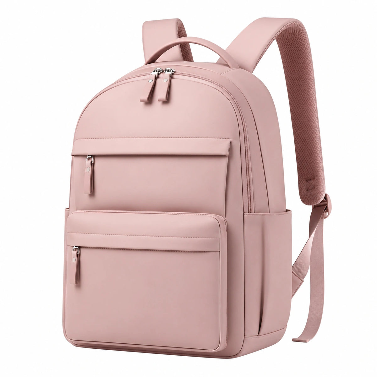 Mochila Grande Rosa para Viaje y Uso Diario con Bolsillos Multifuncionales