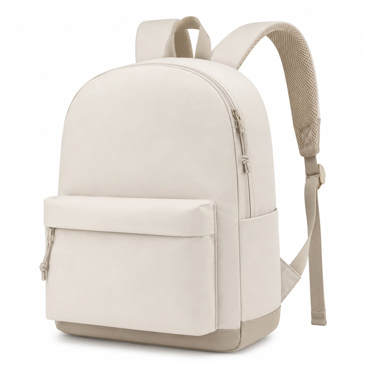 Mochila Beige 20L con Gran Capacidad y Diseño Ergonómico