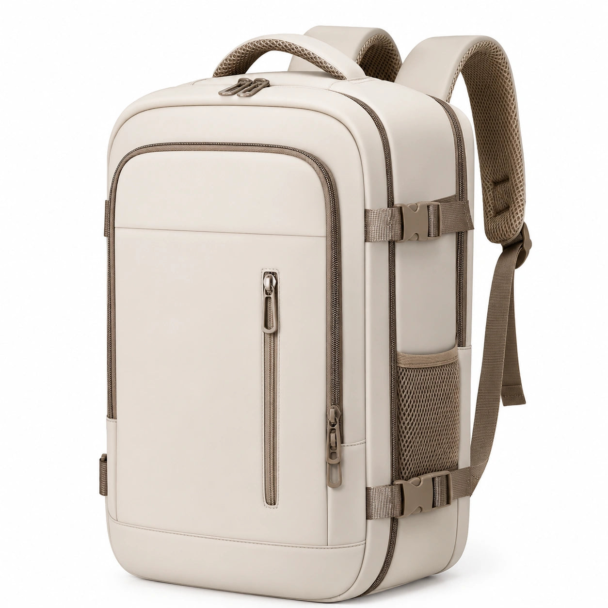 Mochila ergonómica multifuncional beige 20L
