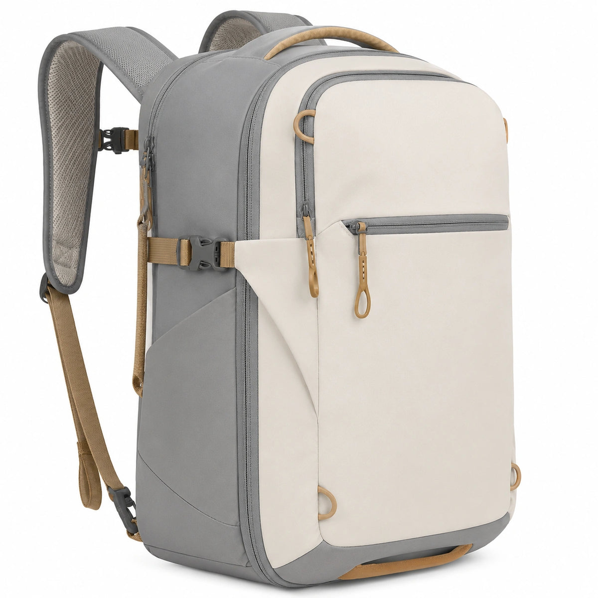 Mochila ergonómica para portátil 30L Gris/Beige