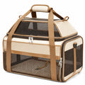 Transportador de Mascotas Plegable 50x30x30cm Beige